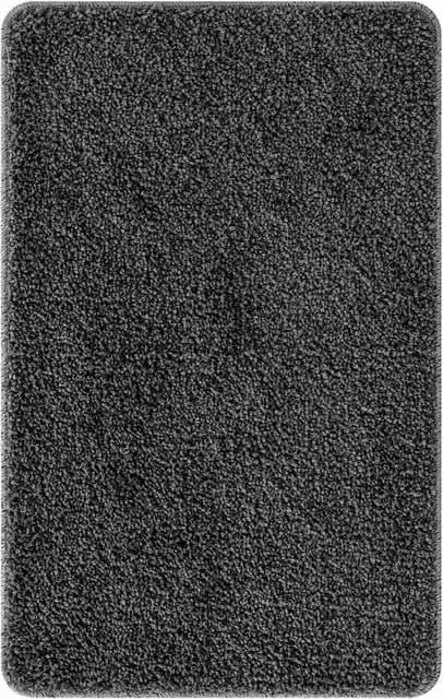 Berkfield Home Rectangular Non-Slip Bath Mat in Grey, W: 50 cm x L: 80 cm