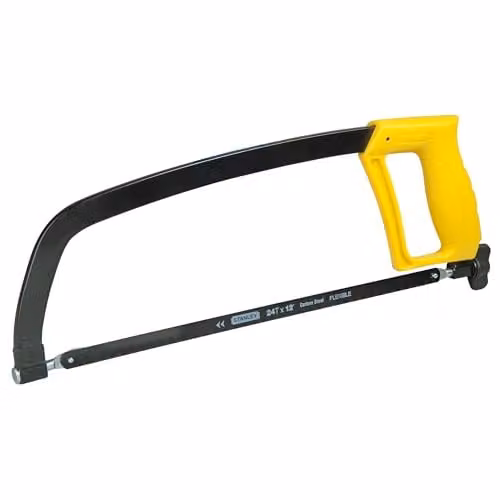 Stanley Enclosed Grip Hacksaw 300mm in Yellow and Black