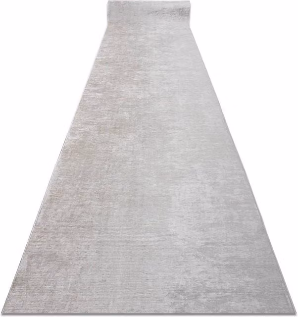 RugsX Anti-Slip Lotus Runner in Beige, W: 120 cm, L: 460 cm