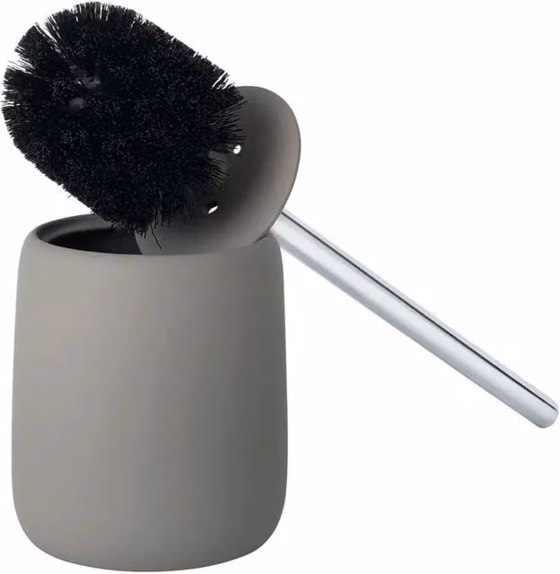 Blomus Sono Freestanding Toilet Brush with Stainless Steel Handle in Grey Satellite