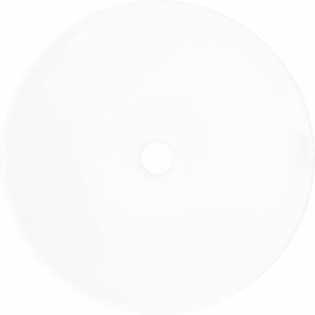 Berkfield Home White Ceramic Square Countertop Bathroom Sink Basin, W: 42 cm, D: 42 cm, H: 14 cm