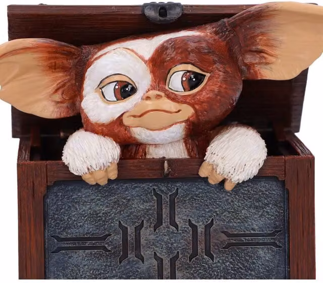 Nemesis Now Gremlins Gizmo You Are Ready Tabletop Figurine, Brown and Multicolour, Height: 14.5 cm
