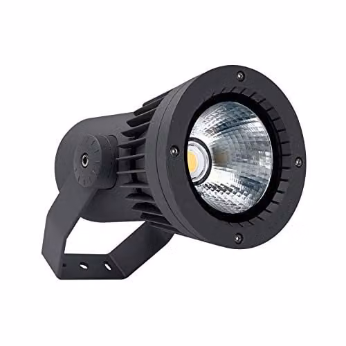 Netlighting LEDS C4 Hubble Outdoor LED Display Light in Urban Grey, ø23.4 cm, 3000K Warm White, Dimmable, IP65, IK09