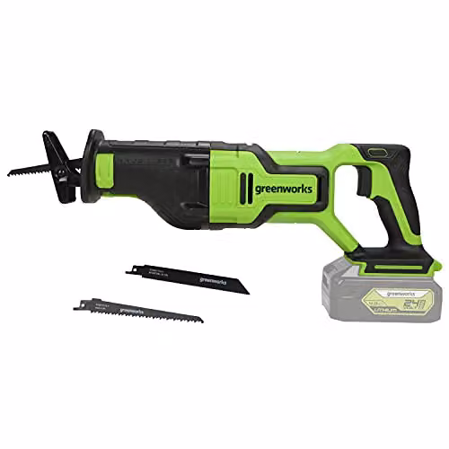 Greenworks 24V Brushless Reciprocating Saw in Green