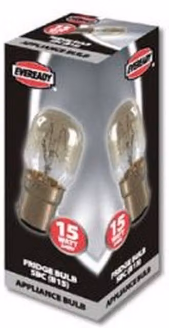 Eveready B15 Incandescent Fridge Bulb in Transparent Glass