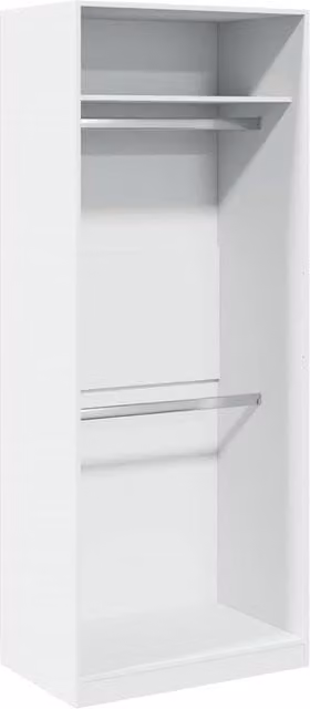 Berkfield Home White Minimalist Wardrobe W/D/H: 80 x 50 x 200 cm