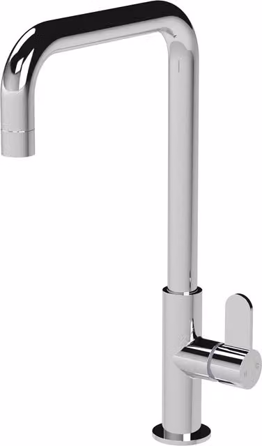 Balterley Kuma Single Lever Kitchen Mono Mixer Tap with Swivel Spout in Chrome Silver