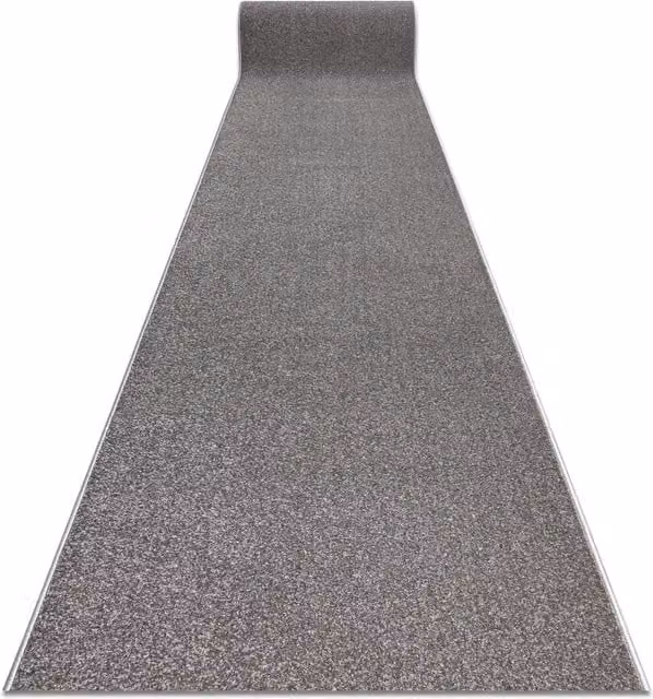 RugsX Karmel Plain Grey Rectangular Runner, W: 120 cm, L: 200 cm