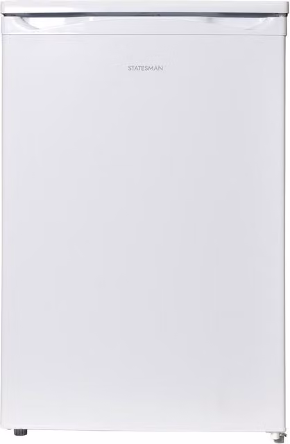 Statesman White Upright Under Counter Freezer with Reversible Door