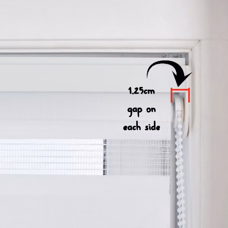 Furnished Zebra Striped Day and Night Roller Blind in Black, Width: 60 cm, Drop: 210 cm