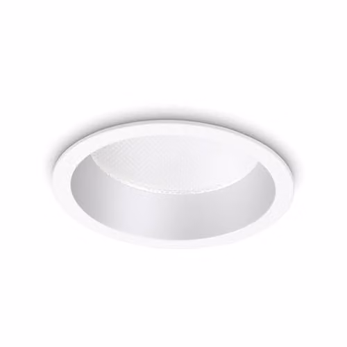Netlighting Deep Integrated LED Recessed Downlight, White, 10W, Warm White 3000K