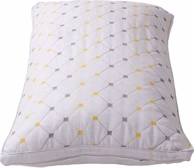 PAWNORA Pack of 2 White Mesh Anti-Allergic Bounce Back Hotel Quality Polyester Pillows