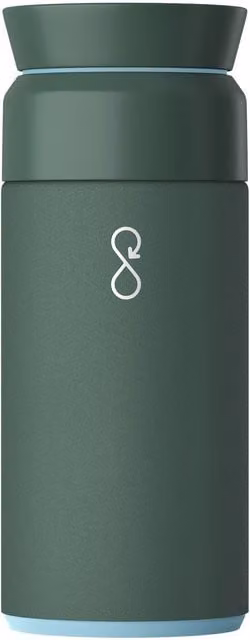 Ocean Bottle Tech2 Development Vacuum Insulated Brew Flask, 350ml, Green
