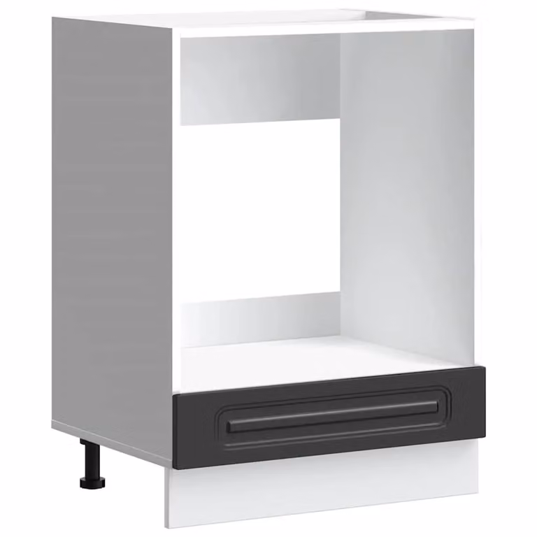 Berkfield Home Kalmar Freestanding Appliance Housing Unit in Black MDF