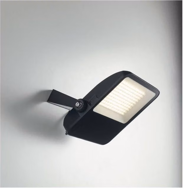 Netlighting TAURUS Outdoor LED Flood Light, Black, 12000lm, 6500K, IP65, W: 31.5 cm, D: 27.2 cm, H: 6 cm