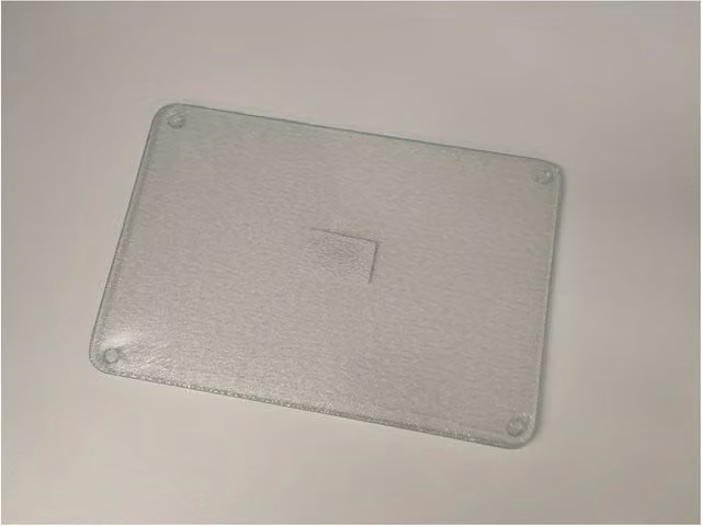 DEENZ Rectangular Tempered Glass Hob Cover and Worktop Saver in Frosted White