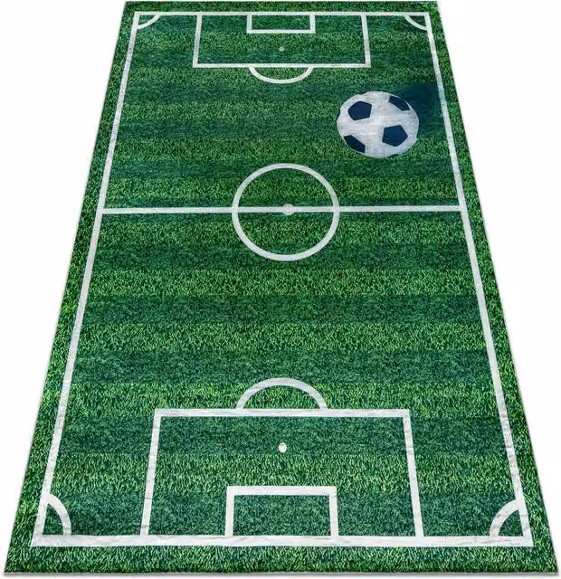 RugsX Boisko Rug in Green, W: 140 cm, L: 200 cm