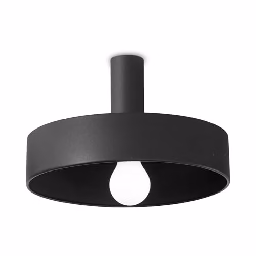 Ideal Lux Mix Round Surface Mounted Downlight Black