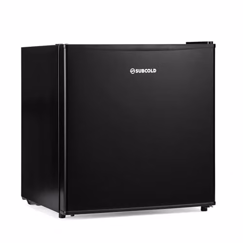 Subcold Eco35F Mini Freezer, 30L Countertop Upright Freezer with Reversible Door and Compressor, Black
