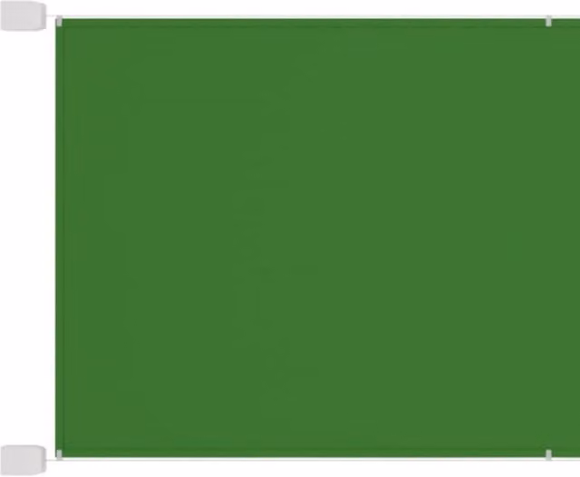 Berkfield Home Vertical Awning Balcony Cover in Green Oxford Fabric, W: 60 cm, L: 600 cm