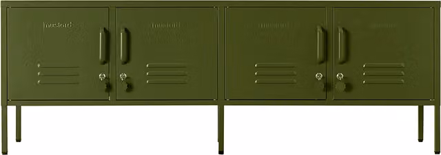 Mustard Made Freestanding Cabinet in Green, W/D/H: 40 x 40 x 162 cm