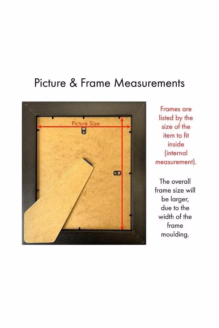 Frames & Mirrors 4U Scandi Black and Crackle Gold Rectangular Single Photo Frame, Brown, W: 76.2 cm x H: 76.2 cm
