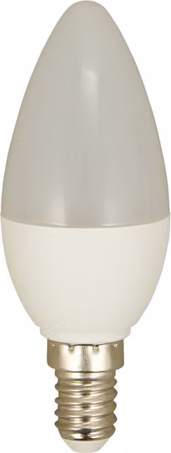 5.5W Dimmable Warm White Filament Candle Bulb with E14 SES Cap