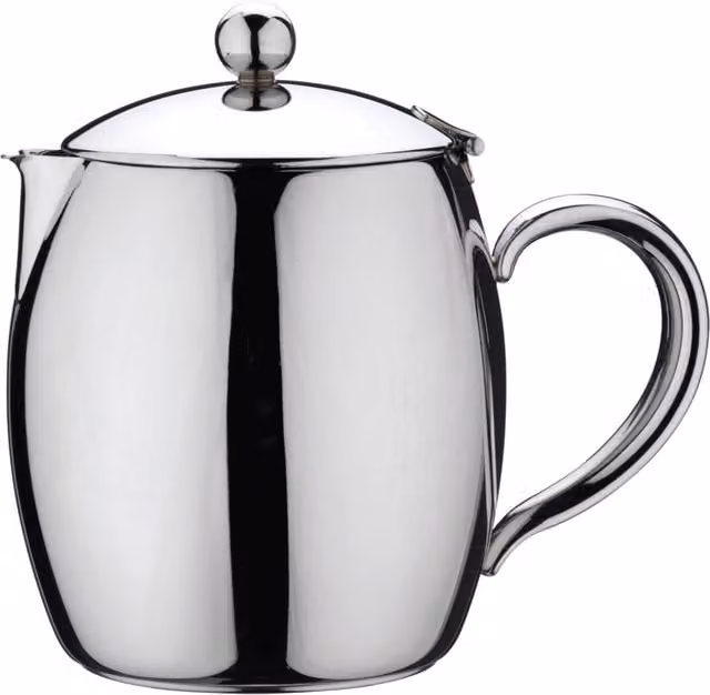 Café Stål Bellux 1000ml Thermal Stainless Steel Teapot with Infuser in Silver