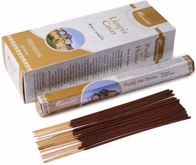 KDMD Aromatika Charcoal-Free Hexagonal Incense Sticks in Brown
