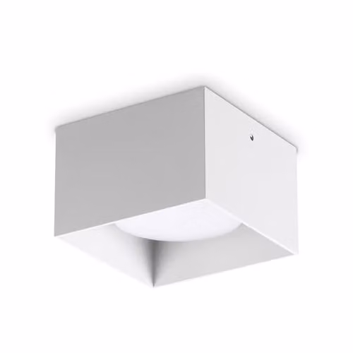 Netlighting Ideal Lux Spike Square Surface Mounted Ground Spike Downlight White