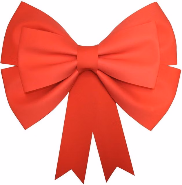 Hampabox Giant Red Foam Door Bow, 85 cm