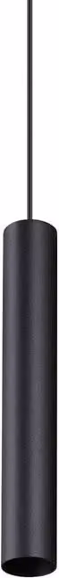 Netlighting Look Super Slim Pendant Ceiling Light in Black, 25 cm, 1x GU10