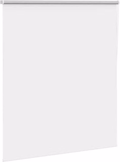 Berkfield Home White Blackout Roller Blind, Thermal Insulating Polyester Fabric, W: 120 cm, H: 175 cm