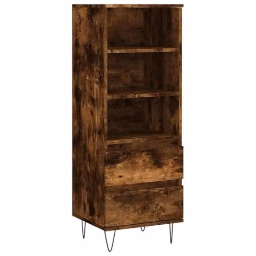 vidaXL Industrial Highboard in Brown, W/D/H: 40 x 36 x 110 cm