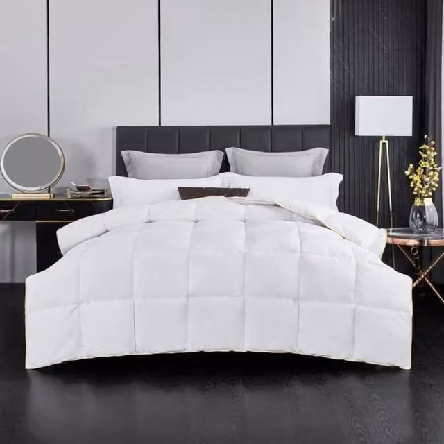 Ezysleep 16.5 Tog Goose Feather and Down Duvet, White, Width: 135 cm