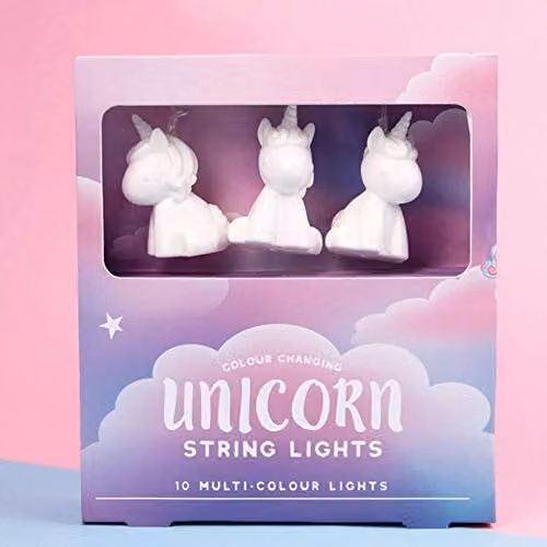 Fizz Creations Multicolour Unicorn Colour Changing LED String Lights