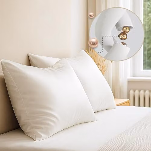 Brightr Sleep Antibacterial and Cooling Eucalyptus Silk Pillowcase in White