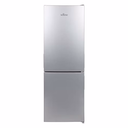 Willow WFF157S 157L Freestanding 70/30 Fridge Freezer in Silver with Low Frost Technology and Adjustable Thermostat