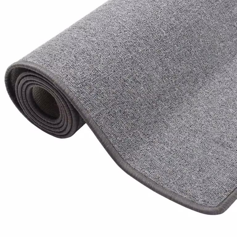 Berkfield Home Round Carpet Runner in Grey, W/D: 80 x 150 cm