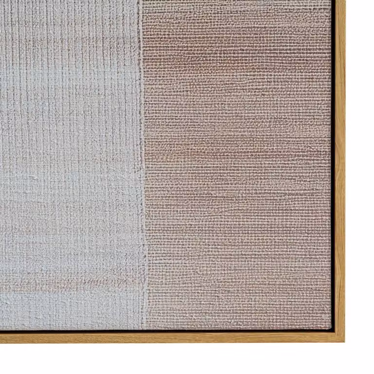 Lemon Pavilion Furniture and Decor Ivora Hand Painted Abstract Canvas in Wood Frame, Multicolour, W80 x H100 cm