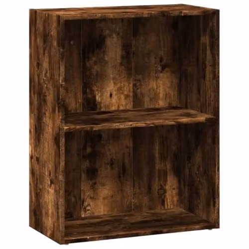 vidaXL Modern Bookcase in Brown Engineered Wood, W: 60 cm, D: 30 cm, H: 77 cm