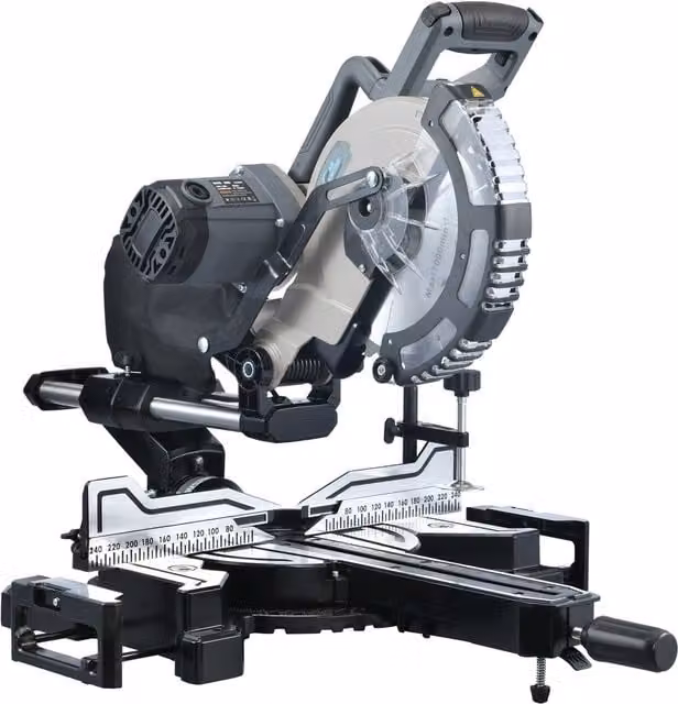 SwitZer 10 inch 1800W Double Bevel Mitre Saw in Grey