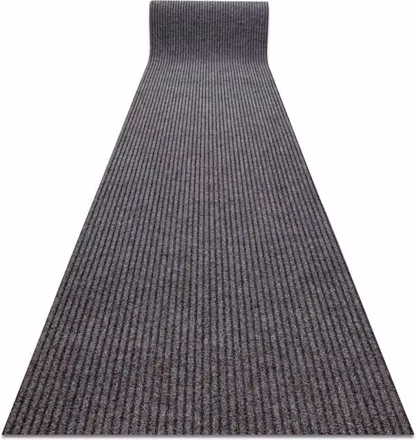 RugsX Non-Slip Brown Polypropylene Runner, W/D: 120 x 150 cm