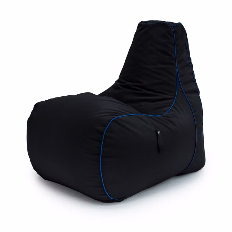 Soul Reaper Gaming High Back Bean Bag Chair in Black by GameOver Store