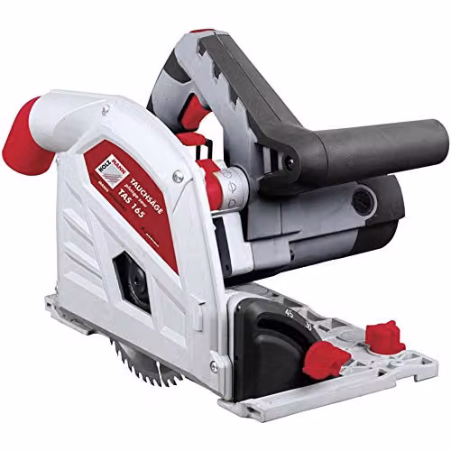 Holzmann Maschinen TAS165 Benchtop Plunge Saw, 1200W, 165mm, Grey and White