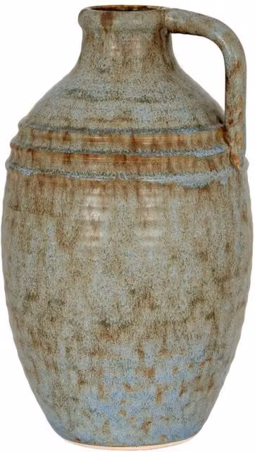 KDMD Capella Krater Ceramic Bottle Vase in Brown