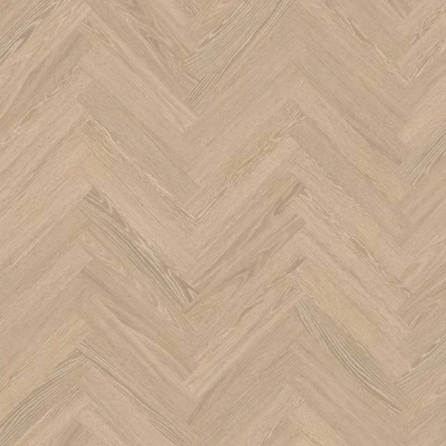 Palio Wood Effect Herringbone Glue Down Luxury Vinyl Tile in Beige, 2mm Thickness