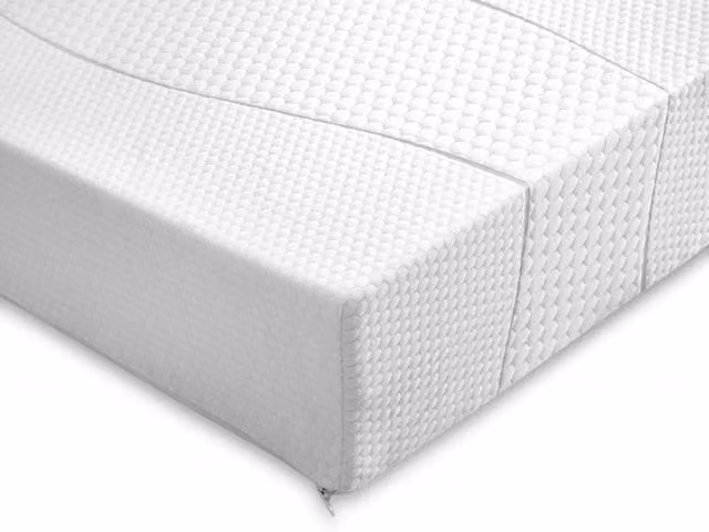 Sareer Matrah Diamond Memory Foam Mattress in a Box, White, W/D/H: 75 x 190 cm