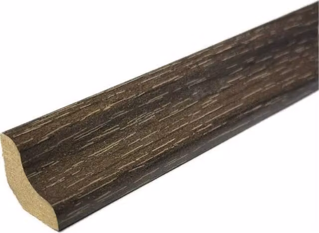 Vinyl Flooring UK Scotia Beading Moulding in Dark Brown Oak, Pack of 10