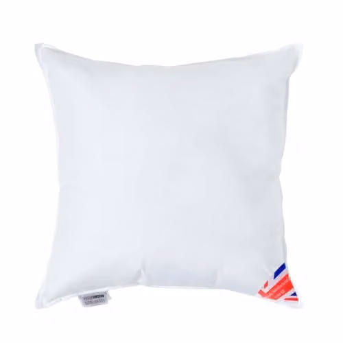 Homescapes White Super Microfibre Square Cushion Insert, W/D/H: 55 x 55 x 55 cm